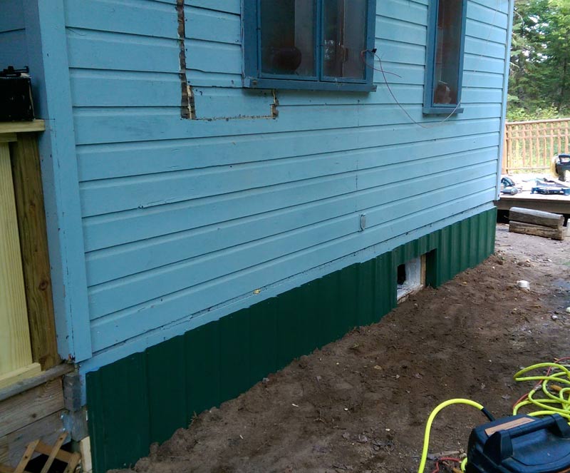 crawl space siding - Small Cabin Forum